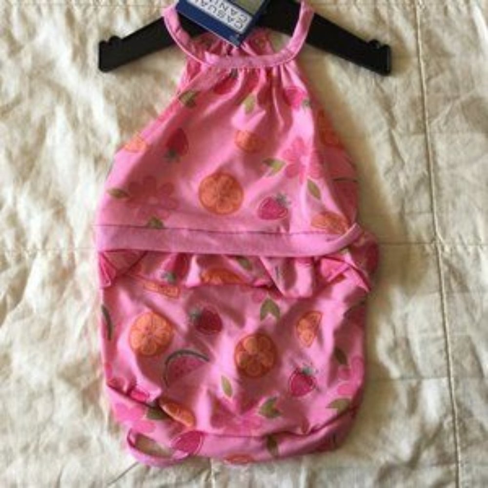 2/$10 NEW Bathing Suit for Dogs Size Small